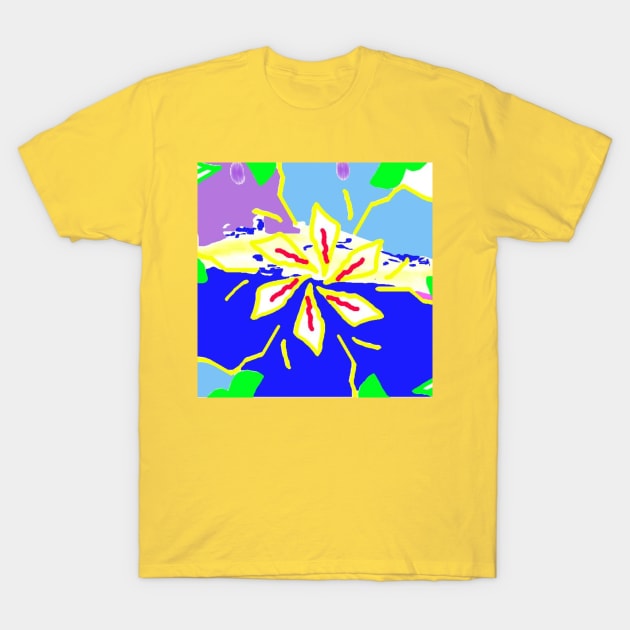 yellow flower T-Shirt by mery-vision